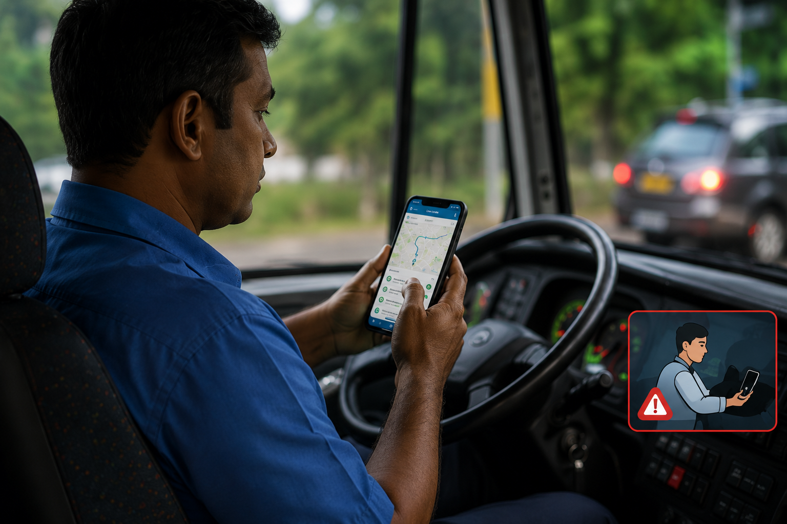 SafeDriver route safety background